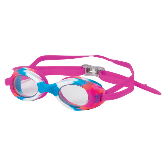  Stingray Junior Clear/Multi-Colour Tie Dye Swim Goggles